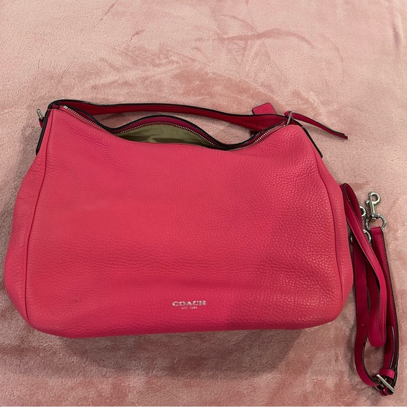 Coach Handbags - Coach Pink Leather Women's Bag